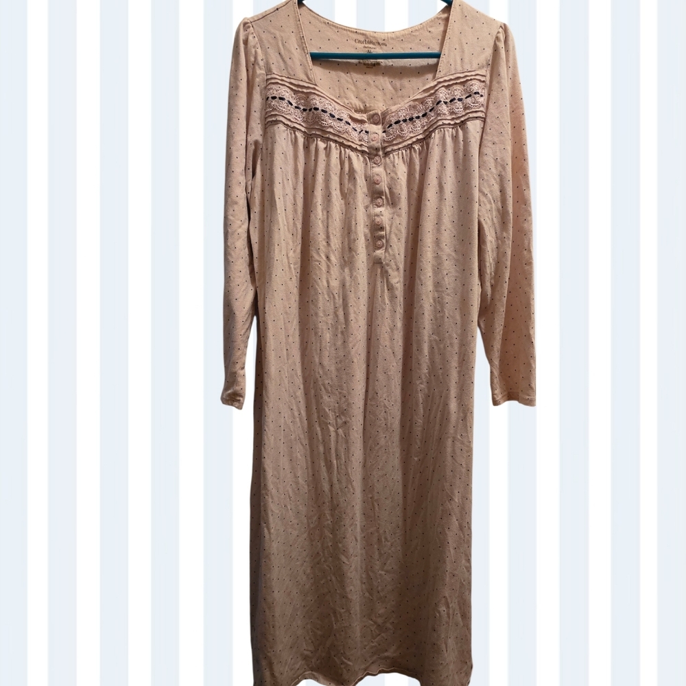 Croft & Barrow Pink Nightgown - Picture 6 of 6